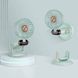 Мини-вентилятор аккумуляторный на присоске Mini Fan TP-01 Бирюзовый 26260 фото 1