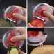 Универсальная овощерезка трехсторонняя для нарезки соломкой Rotary multifunctional peeler Красная 20469 фото 7