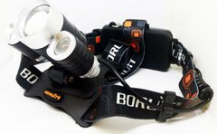 Налобний ліхтар Boruit RJ3000 SKL11-187075 Чорний 3092 фото