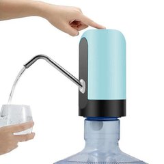 Насадка-помпа на пляшку Automatic Water Dispenser (блакитна) 846 фото