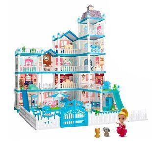 Кукольный домик игровой 5-ти уровневый Snow garden Голубой 31256 фото