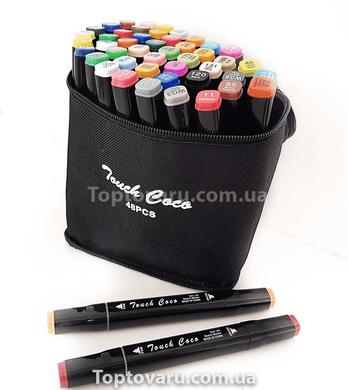 Набір маркерів Touch для малювання та скетчингу на спиртовій основі 48 штук 3753 фото