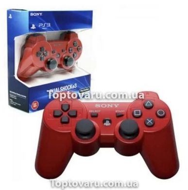 Безпровідний джойстик геймпад PS3 DualShock 3 Червоний 7644 фото