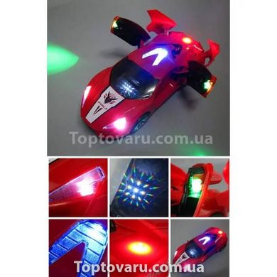 Машинка детская с музыкой и светом Flash Deformation Красная 14573 фото