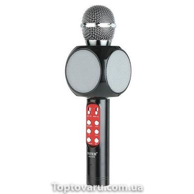 Караоке микрофон bluetooth WS-1816 Black 1063 фото