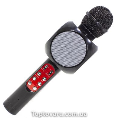 Караоке мікрофон bluetooth WS-1816 Black 1063 фото