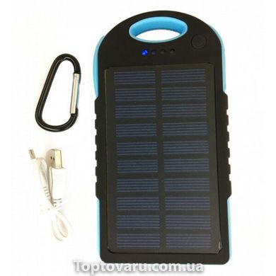 Power Bank Solar Charger 45000mAh Синiй NEW фото