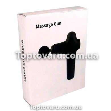 Масажний пістолет Massage Gun Чорний 4712 фото