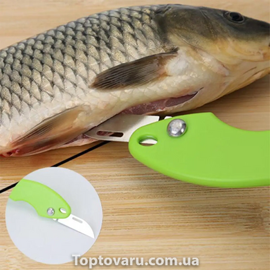 Рыбочистка Killing-fish knife Зеленая 8754 фото