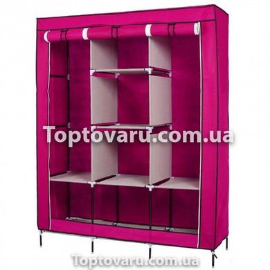 Складной тканевый шкаф Storage Wardrobe 88130 Розовый 1362 фото