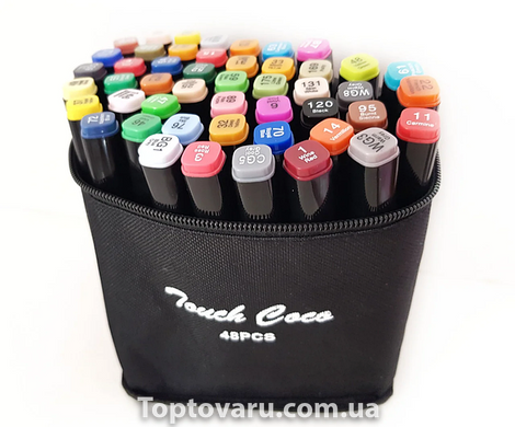 Набор маркеров Touch для рисования и скетчинга на спиртовой основе 48 штук 3753 фото