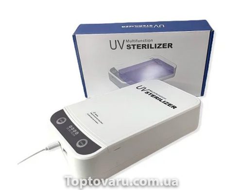 Портативный стерилизатор для телефона UV NC-01 Белый 2558 фото