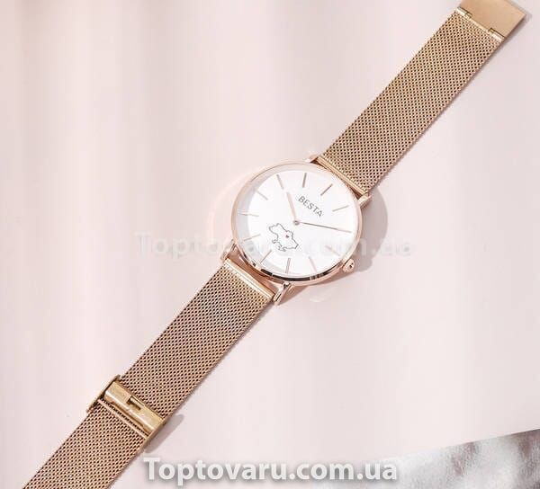 Часы женские Besta Love UA Rosegold 14816 фото