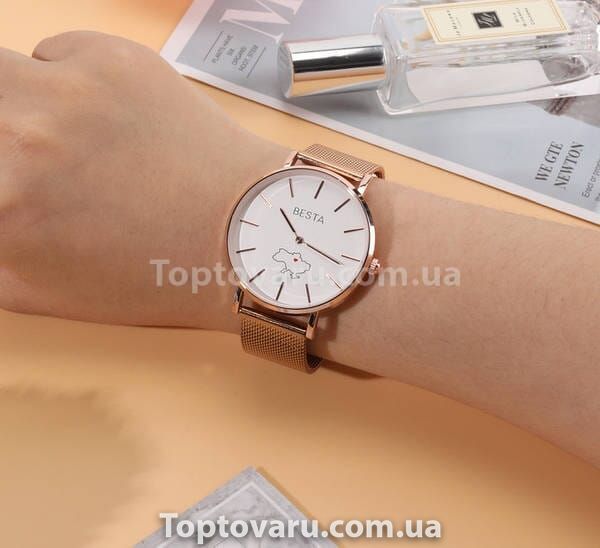 Часы женские Besta Love UA Rosegold 14816 фото