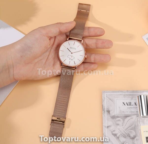 Часы женские Besta Love UA Rosegold 14816 фото