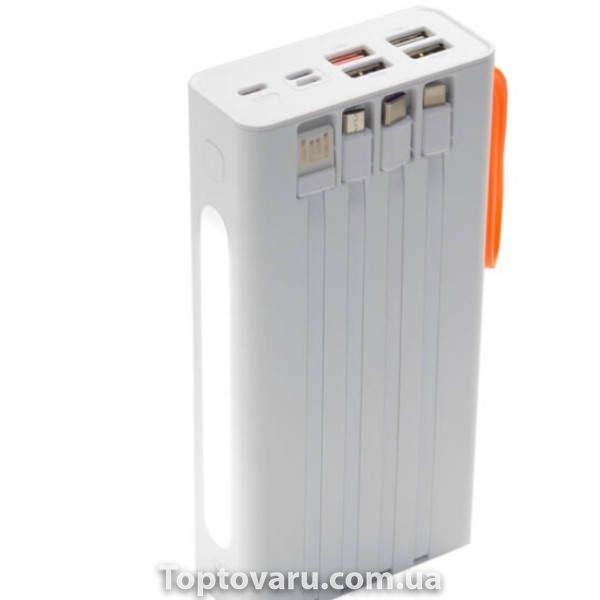 Power bank 30000mAh YM-644DX Белый 12445 фото