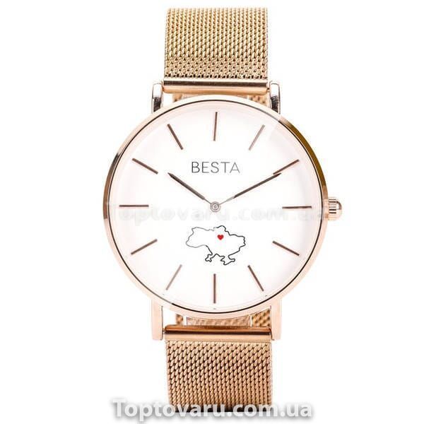 Часы женские Besta Love UA Rosegold 14816 фото