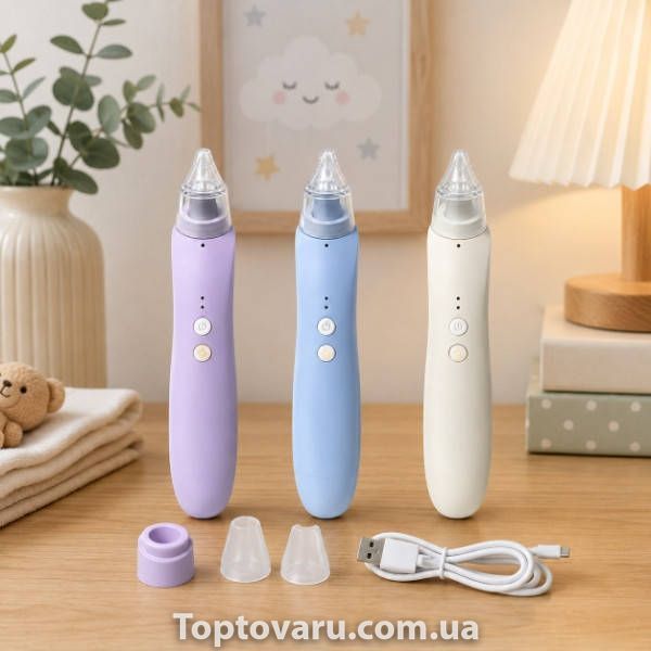Аспіратор дитячий назальний Baby Nasal Aspirator NS-D1001 Білий 38171 фото