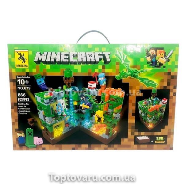 Конструктор Minecraft 866 деталей 14366 фото