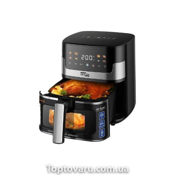 Фритюрница с двумя тенами 8л 3500Вт Zepline ZP-215 Черная 36854 фото