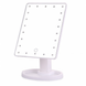 Настольное зеркало для макияжа Mirror с LED подсветкой 22 диода квадратное Белое 543 фото 2