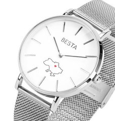 Часы женские Besta Love UA Silver 14817 фото
