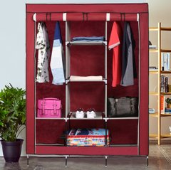 Складной тканевый шкаф Storage Wardrobe 88130 Красный