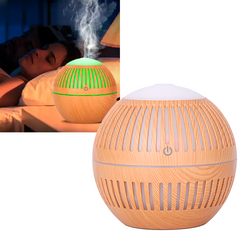Зволожувач повітря LED Humidifier Aroma Air Diffuser світле дерево 8962 фото