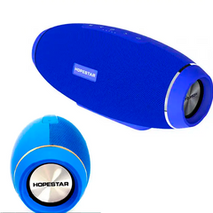 Портативная Bluetooth колонка Hopestar H20 Синяя 9124 фото