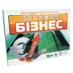 Настольная игра Strateg Большой Бизнес экономическая на украинском языке (30452) 30452-00002 фото