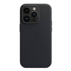 Чохол для смартфона Leather AAA Full Magsafe IC для iPhone 15 Pro Black 18834 фото