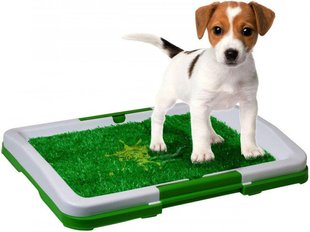 Лоток для собак з травою Puppy Potty Trainer Pad зелений 2032 фото