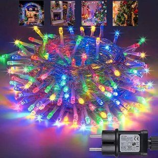 Гирлянда внутренняя линейная 220V 100LED LU990multi Прозрачная, мультиколор 31308 фото