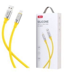 Кабель XO NB251 6A USB cable for Micro Жовтий 30359 фото