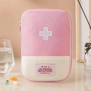 Органайзер для лекарств Аптечка medical kit AND 5547 Розовая 32851 фото