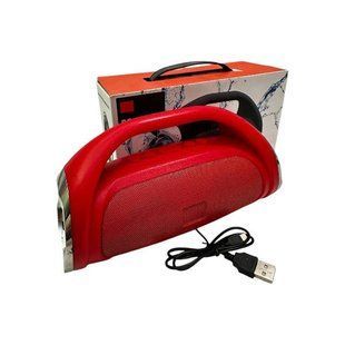 Колонка беспроводная портативная Boombox small Красная 21113 фото