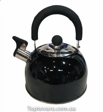 Чайник со свистком BN-718 Черный 5369 фото
