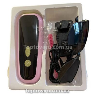 Фотоэпилятор портативный для удаления волос на теле W33 Розовый 18016 фото