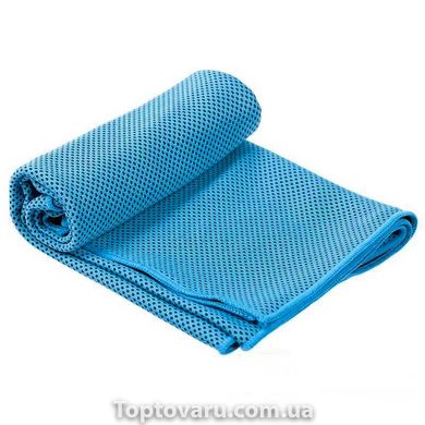 Охолоджуючий рушник LiveUp COOLING TOWEL Блакитне 2118 фото