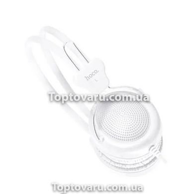 Дротові навушники MP3 Bluetooth HOCO W5 Manno Білі 7426 фото