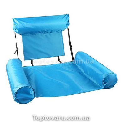 Сиденье для плавания swimming pool float chair Голубое 4715 фото
