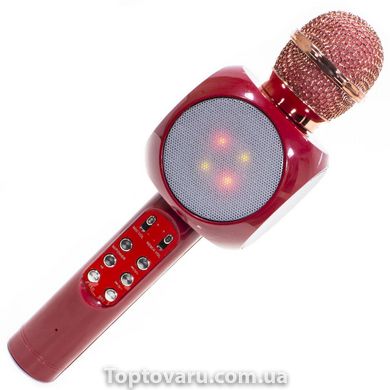 Караоке мікрофон bluetooth WS-1816 Red 1064 фото