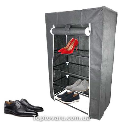 Складной тканевый шкаф для обуви FH-5556 Серый 4113 фото