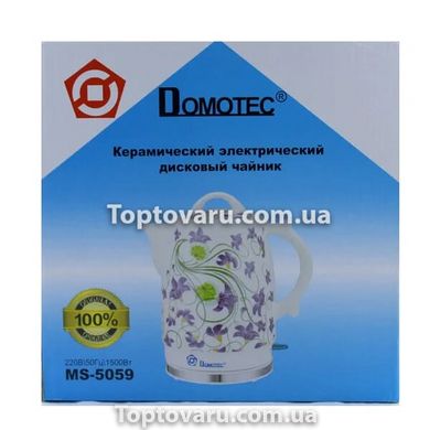 Електрочайник керамічний Domotec MS-5059 2.0 л 7265 фото