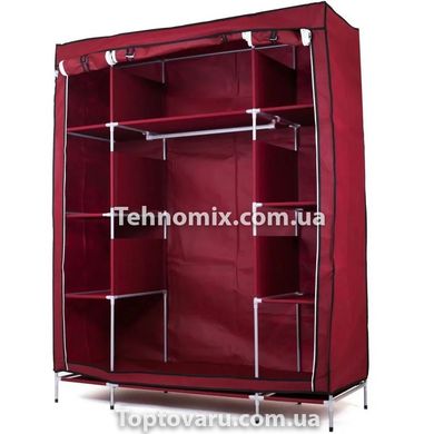 Складной тканевый шкаф Storage Wardrobe 88130 Красный 1363 фото