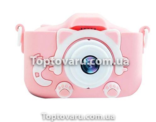 Дитячий фотоапарат в чохлі Smart Kids Camera Рожевий 2501 фото