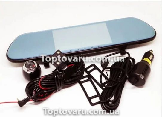 Автомобільний відеореєстратор на 3 камери V9TP Full HD 1080р 5 дюймів 7402 фото