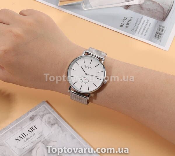 Часы женские Besta Love UA Silver 14817 фото