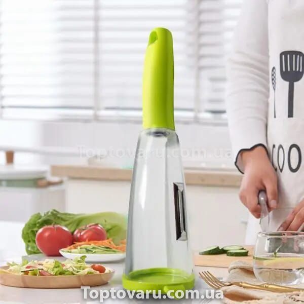 Овочечистка з контейнером Easy Peeler 10010 фото