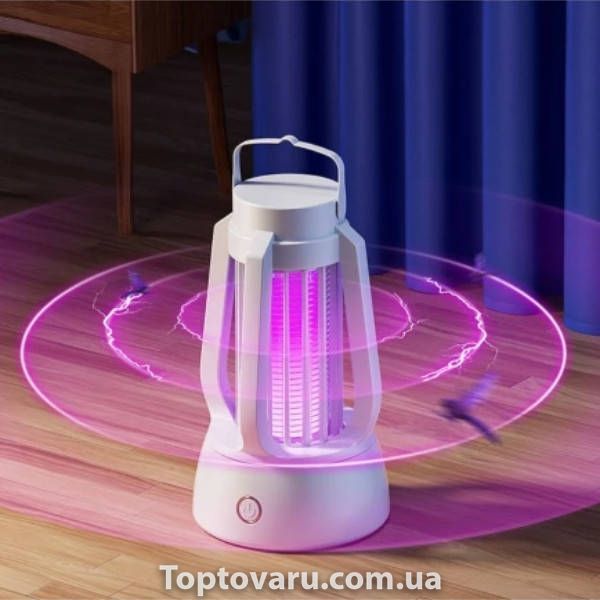Ловушка-уничтожитель насекомых Mosquito Killer Lamp for Camping Белый 34703 фото